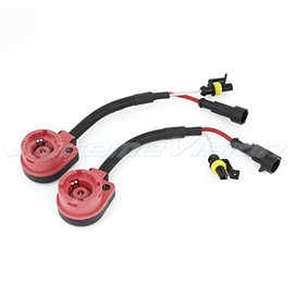 XtremeVision® HID D2 D2S D2R D2C Ballast Adapter Harness Cable Connector (1 Pair)