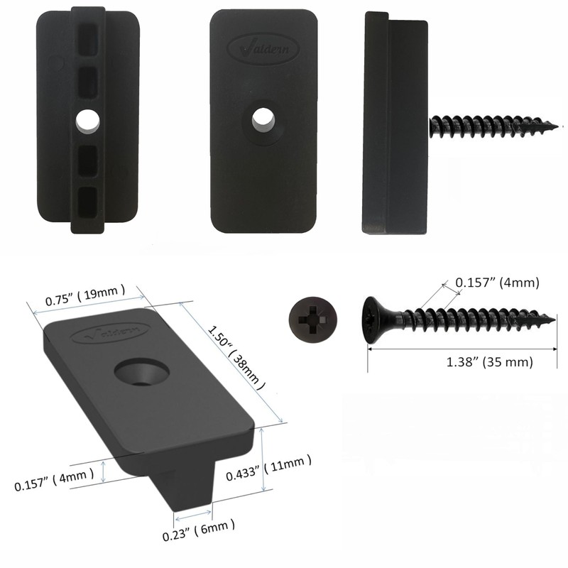 Valdern Hidden Fasteners for Composite Decking Board, Composite Decking Clips