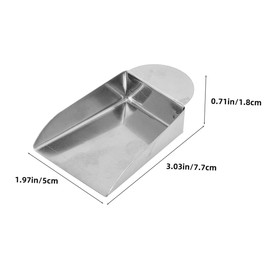 Gatuida Jewelry Gems Shovels Mini Scoop Metal Jewelry Shovel Gems Craft Bead Scoop for
