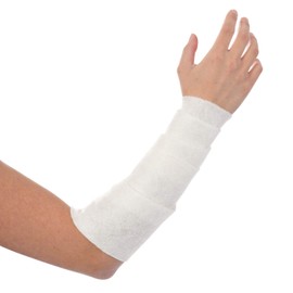 Rolyan - 77190 Rayon Cast Padding,4' x 4 Yards,Set of 12 Rolls,Cast Pre Wrap for Skin Friction Protection,Undercast Padding for Clinical and Hospital Use,Prewrap Rolls for Splints,Braces,and Casts