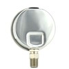 CARBO Instruments 2" Pressure Gauge, Stainless Steel Case, Chrome Plated
