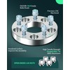 SCITOO 4Pcs 5x5 to 5x4.75 Wheel Adapters 1 inch Thread
