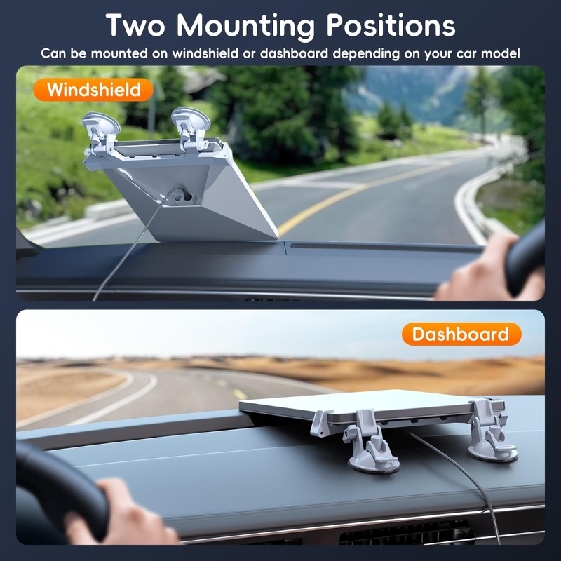 Linkoostar Starlink Mini Suction Cup Mount for Dashboard & Windshield