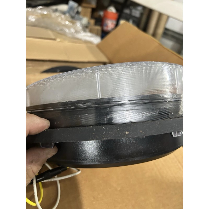 NEW 12" GE YELLOW LED Traffic Light Signal Lens 120v