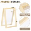 sourcing map Paper Making Screen Wooden Paper Making 7.1 x