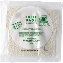 BUON Vino Sterile Filtration Mini-Jet Filter Pads #3 – 10-Pack