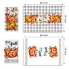 Croar Hello Fall Pumpkin Kitchen Dish Towels Set of 2,