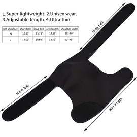 Shoulder Support, Adjustable Shoulder Support, Portable Compression Shoulder Support, Lightweight Rotator Cuff Support Support, Durable Shoulder Support