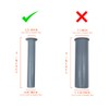 5-Pack Gray Sleeve and Cap Set for Pool Safety Fence