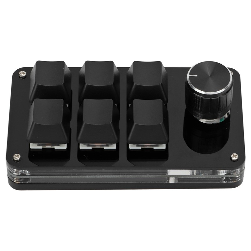 One Handed Mechanical Keyboard Multifunction 6 Key Mini Gaming Keypad