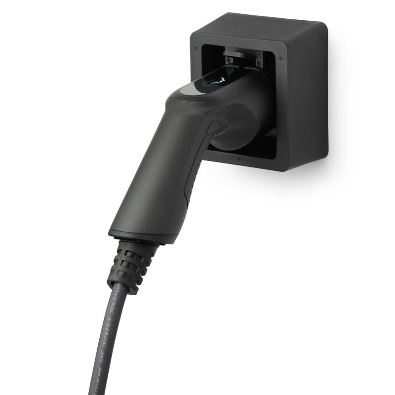 Green Wallbox - Wall mount for charging cable type 2