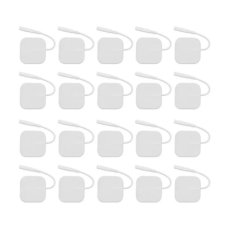FisoTools 12 Electrodos Para Tens/ems Cola De Ratón De 5x5cm