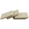 Self-Stick, Square Heavy Furniture Sliders for Carpeted Surfaces (4 piece)