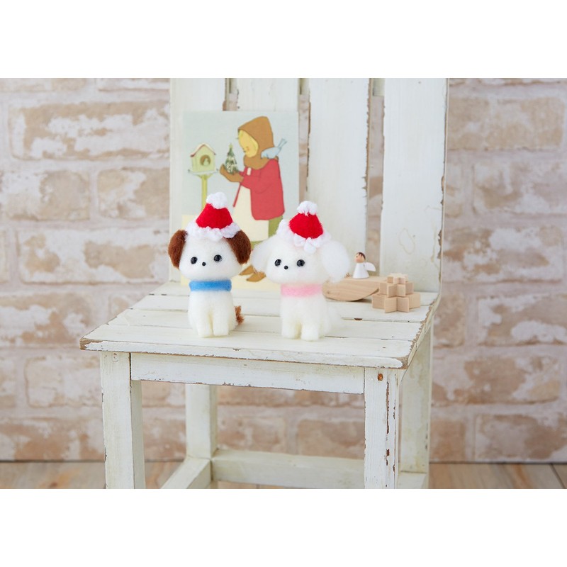 hamanaka Felt Kit Wool Felt Fun Handmade Christmas Maltese &