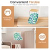 JYPS Laundry Box,Acrylic Dishwasher Pod Holder with 2 Lids,Powder Dispenser,Drying