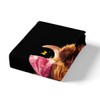 Feelyou Highland Cow Fitted Sheet Queen Size Highland Cattle Bedding