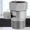Flow Control Shut-off Valve, G1/2 Solid Brass Water Saving Valve,