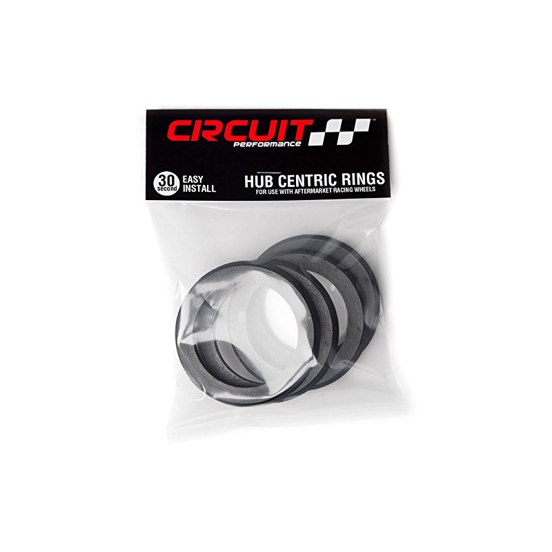 Circuit Performance 66.1mm OD to 60.1mm ID Black Plastic Polycarbonate