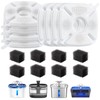 Veken Cat Water Fountain Filter, Classic 8 Pack Replacement Filters