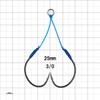 Gamakatsu 42-989 Assist Hook, Sakuramasu, 0.1 - 1.0 inches (3/0