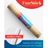 FunStick 36" x 200" Wood Contact Paper Wood Peel and