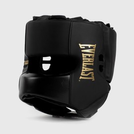 Everlast Elite 2 Headgear – Second-Skin Fit, Top Lace Adjustability, Superior Protection, Low Profile Design – Adult Size, Great for Sparring, Training
