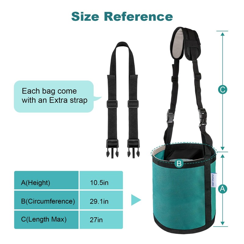 Horse Feed Bag for Grain, Breathable Muzzle Feed Bags for