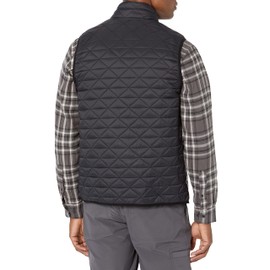 BASS OUTDOOR Men's Quilted Light Weight Packable Puffer, Black Vest, X-Large