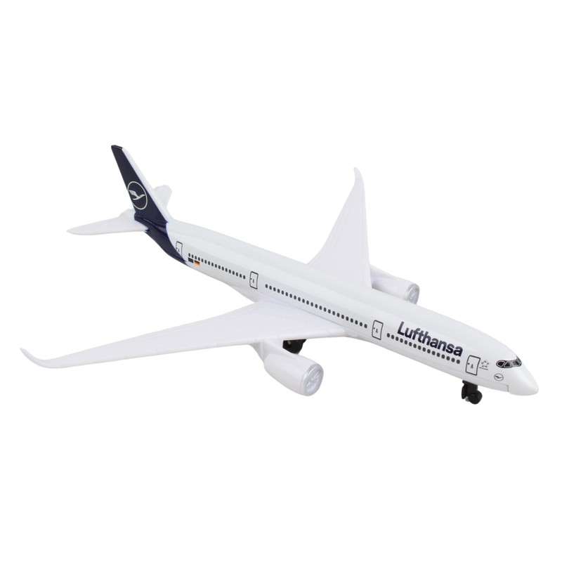 Herpa Toys Single Airplane Lufthansa A350, aeromodello giocattolo, scala ridotta,