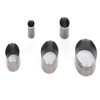 5Pcs Leather Punch Die Set Cutter Hollow Oval Cutting Mold