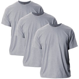 Gildan Adult Ultra Cotton T-Shirt, Style G2000, Multipack, Sport Grey (3-Pack), 5X-Large