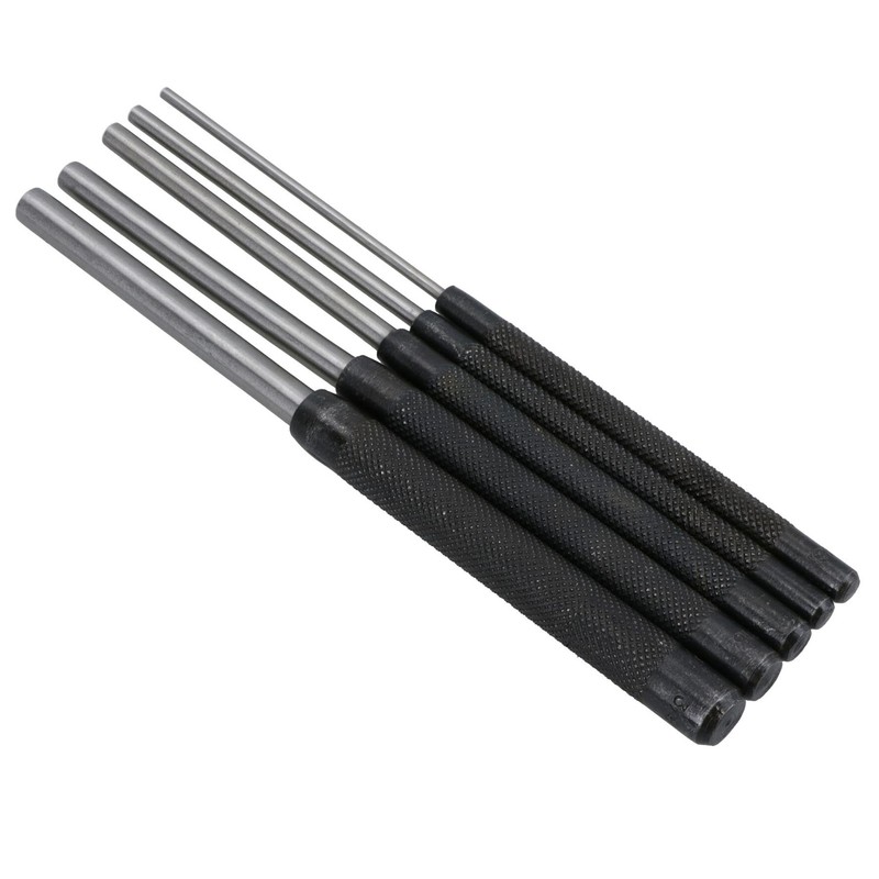 5pc Parallel Pin Punch Set 1/8 3/16 1/4 inch 5/16