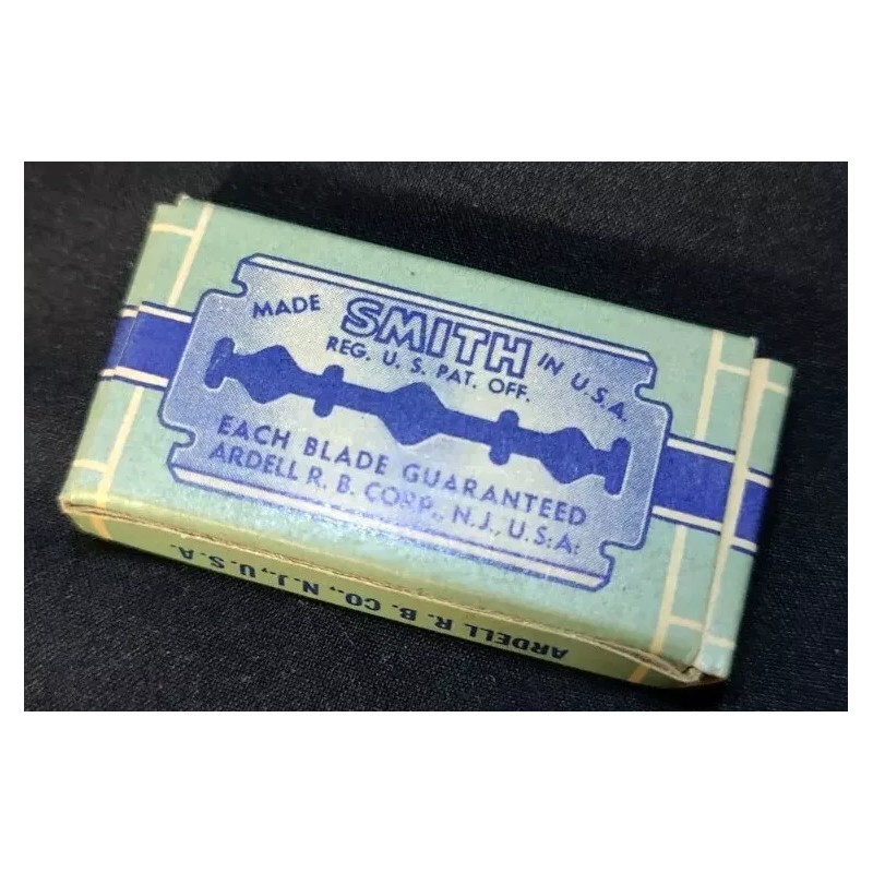 Smith Vintage Original Unused Package Smith Double Edged Razor Blades