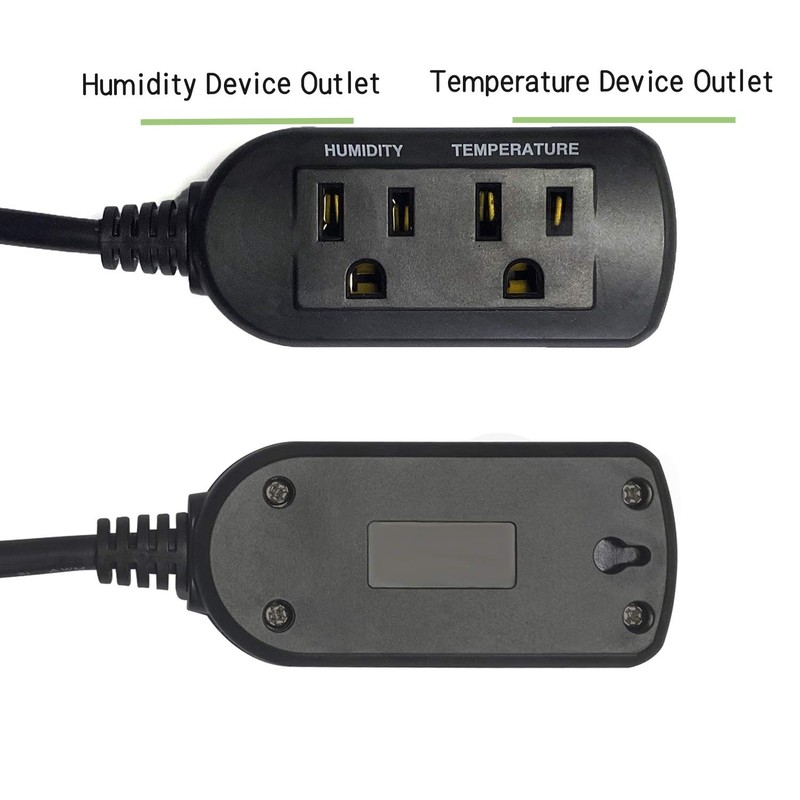 DIGITEN DHTC1011 Humidity and Temperature Controller Plug-in Thermostat Humidistat Outlet