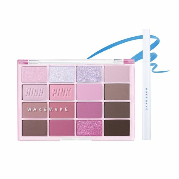 WAKEMAKE Soft Blurring Eye Palette 10 Colors  - [Special Set] 09 High Pink Blurring