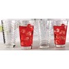 Circleware 4-Piece Set of Heavy Base Highball Drinking Glasses Tumblers,