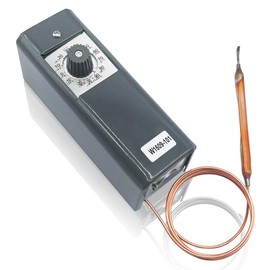 W1609-101 Thermostat Temperature Controller Refrigeration Remote Bulb TH-1609, from -30 Degrees F to 90 Degrees F, 5 Ft Capillary (-34 Degrees C to 32 Degrees C)