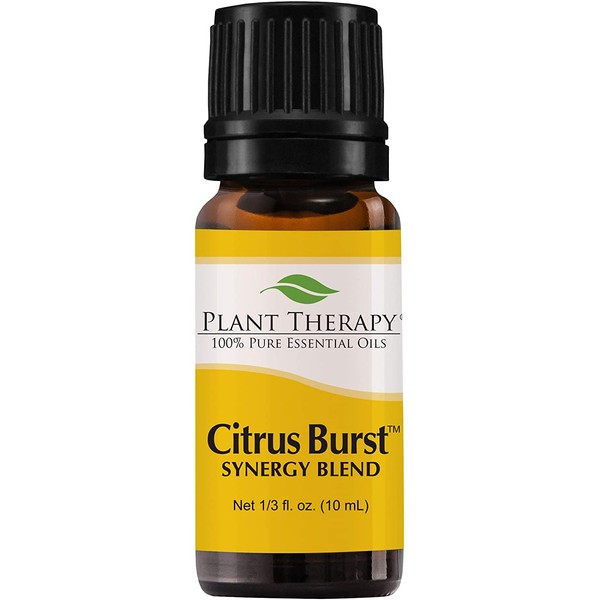 Plant Therapy Citrus Burst Synergy Essential Oil Blend 10 mL (1/3 oz) 100% Pure, Undiluted, Therapeutic Grade