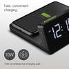 Braun Digital Alarm Clock with VA LCD Display, 10W Qi