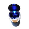 Car Ashtray Lid LED Light Black Car Ashtray Wind Ashtray