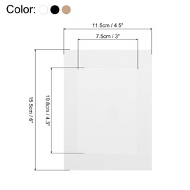 MECCANIXITY 30PCS Paper Photo Frames, 6 x 5 Inch Cardboard Picture Frames with Clips & Strings, DIY Photo Hanging Display for Home Office Decor, 3 Assorted Color