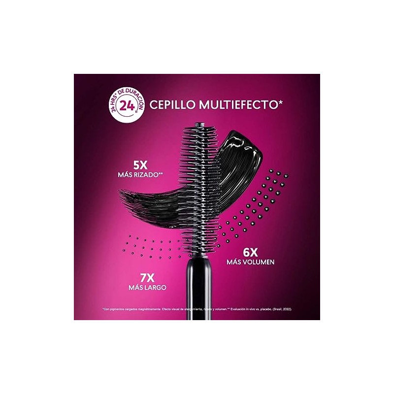 Cyzone Máscara de Pestañas Multibeneficios - Pestañas magnéticas, 0.28 oz