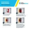 Holdrite HydroFlame 7 x 7 Inch Firestop Putty Pads, (Pack