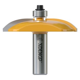 XDENGP Cove Raised Panel Router Bits 1/2 Shank for Cove-Cut, 2-1/2-Inch Diameter, Shaker Raised Cabinet Door Making Frame Panel Design Router bits for use with Rail and Stile Moulding Router bit