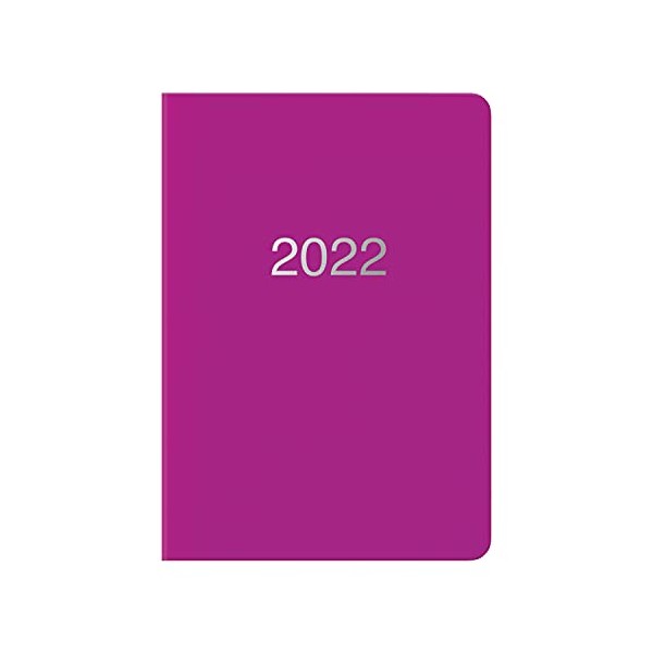 Letts of London Dazzle A5 Week to View 2022 Diary - Purple, 22-081686