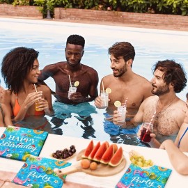Party 40PCS Swimming Pool Napkin Decoration Summer Swimming Pool Birthday Party Suppl