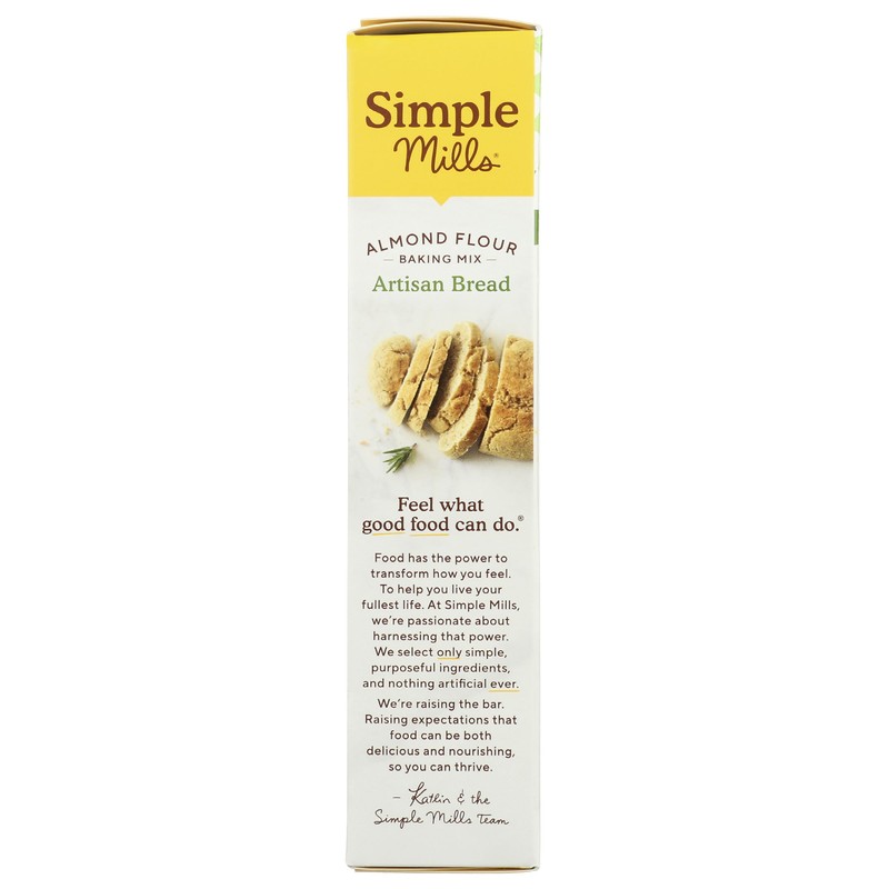 Simple Mills Almond Flour Baking Mix, Artisan Bread Mix -