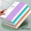 EMSHOI A5 Notebook Lined 300 Pages/150 Sheets, Wirebound Spiral Notepad,