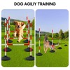 Oulores Soccer Agility Poles,Adjustable Height Hurdles,6PCS Soccer Training Poles with