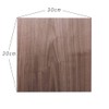ISL Natural Wood Sliced Wood Walnut, 11.8 x 11.8 inches